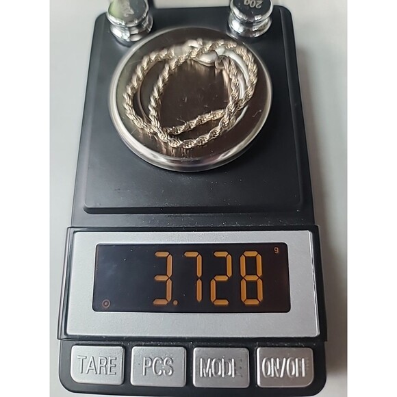 Italian 925 Sterling Silver Chain Bracelet Vintage - Picture 10 of 10